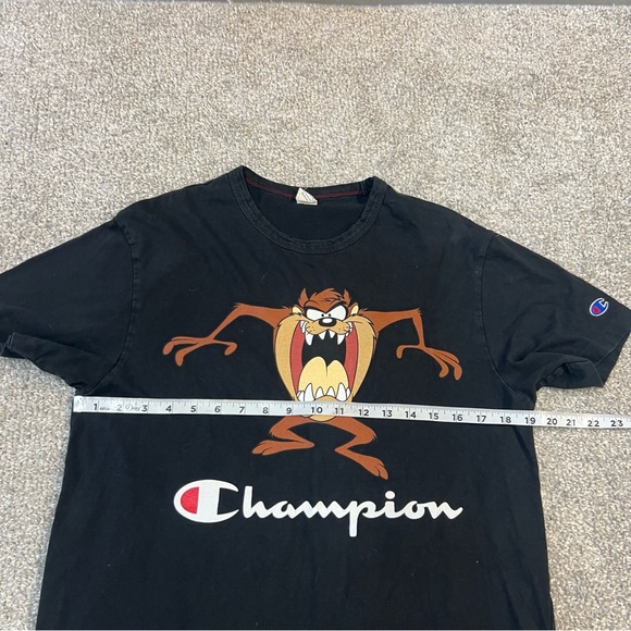 Todd Snyder Champion Shirt Adult Medium Black Looney Tunes Taz Tasmanian Devil - Picture 3 of 7